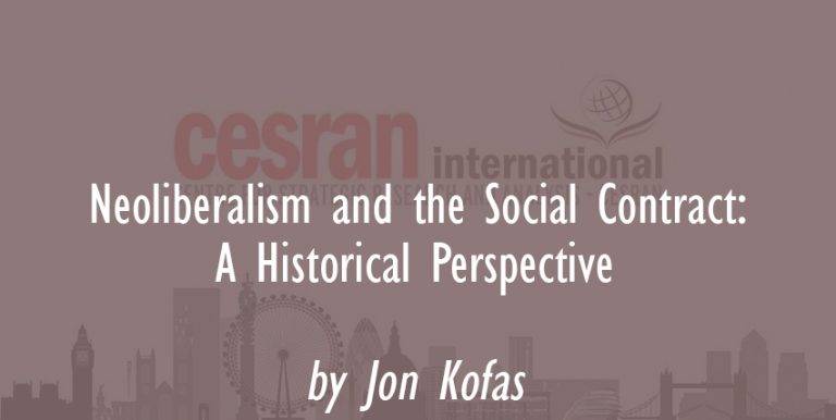 Neoliberalism and the Social Contract: A Historical Perspective