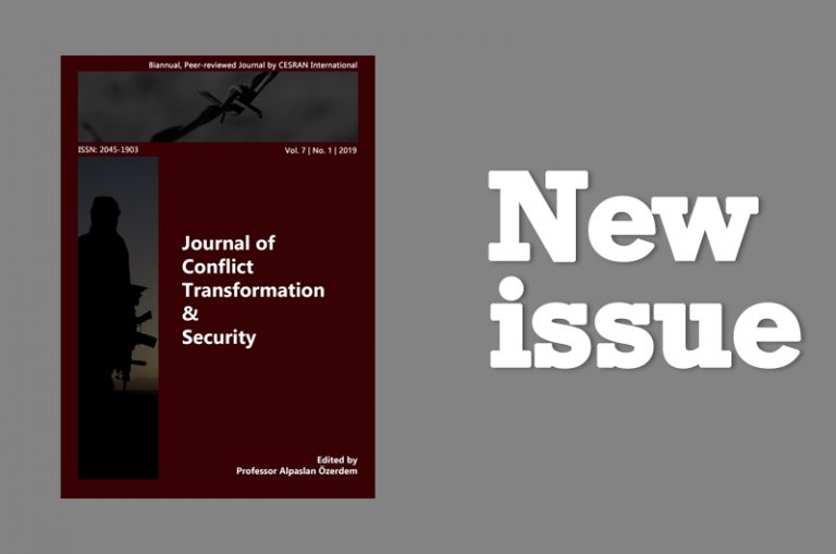 The 12th issue of JCTS (Journal of Conflict Transformation & Security) is out now…