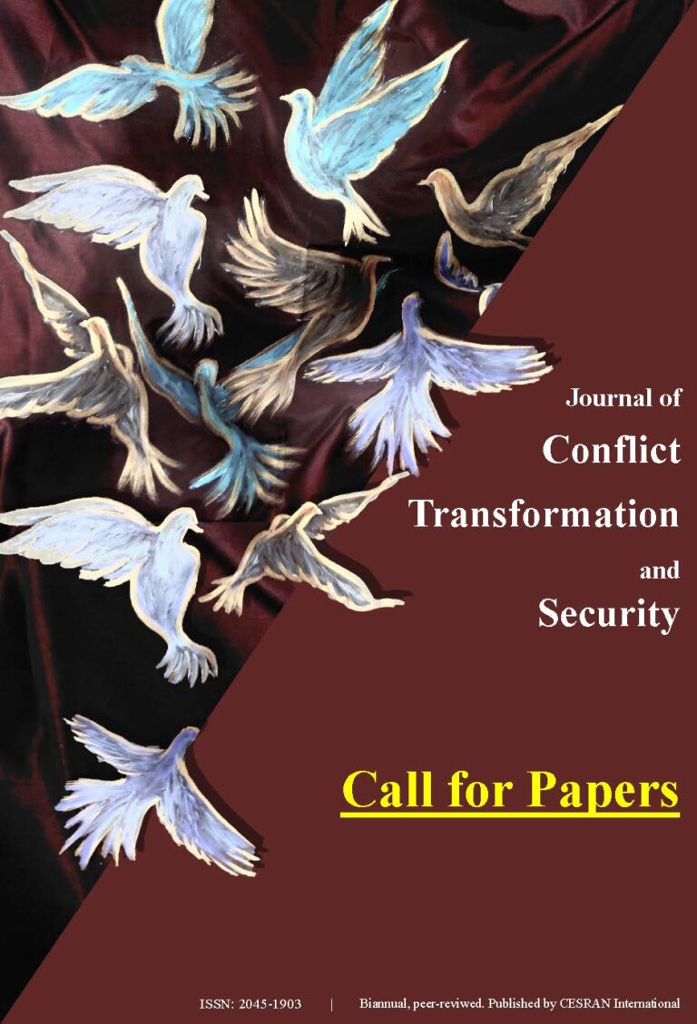 Journal of Conflict Transformation and Security (JCTS) | Call for Papers