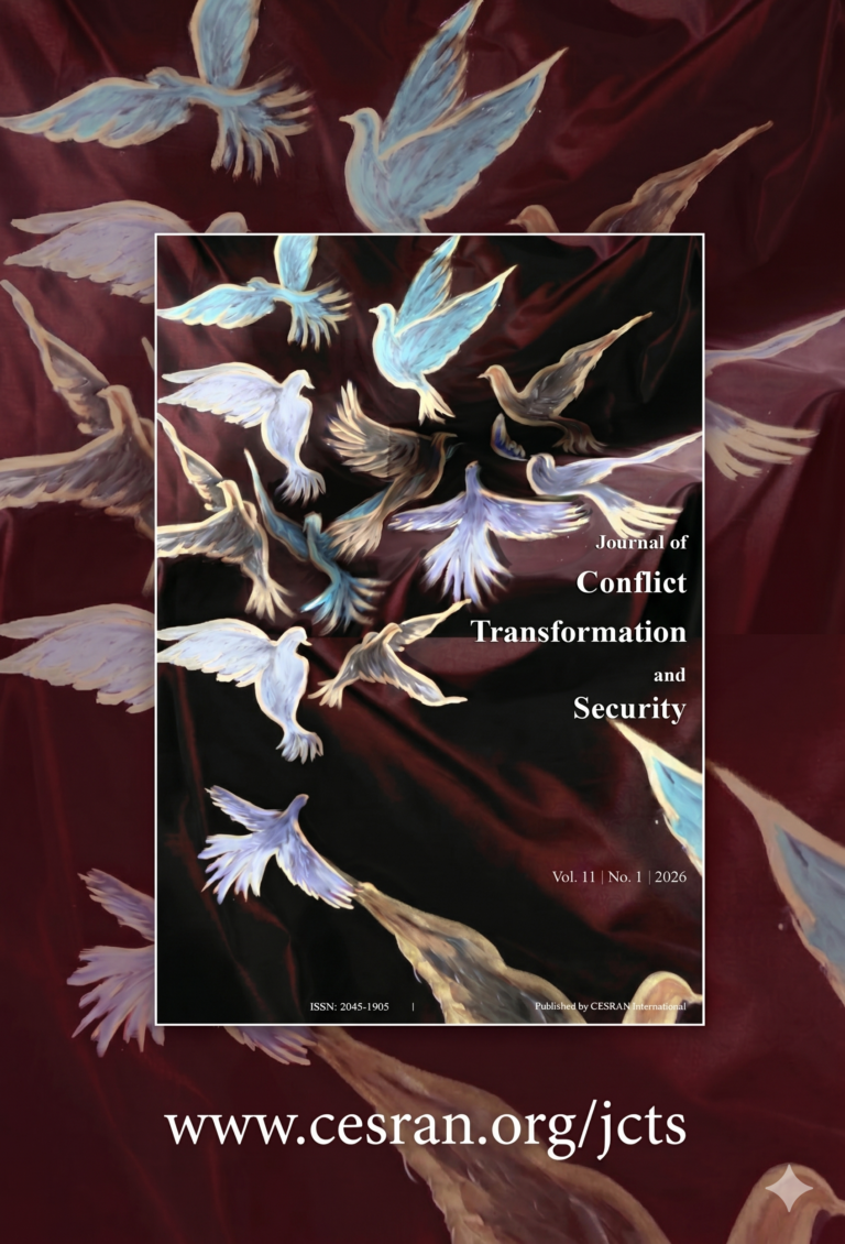 The 15th issue of JCTS (Journal of Conflict Transformation & Security) is out now… Vol. 11 | No. 1 | 2026