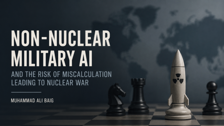 Non-Nuclear Military AI and the Risk of Misperception for a Nuclear War