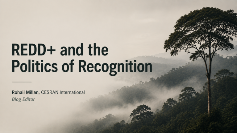 REDD+ and the Politics of Recognition